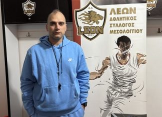 Νέα εποχή στον ΛΕΩΝ Μεσολογγίου με τον Μιχάλη Σταμουλάκη