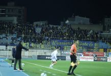 Ο κόσμος του Παναιτωλικού δίνει το “παρών” και στο Περιστέρι