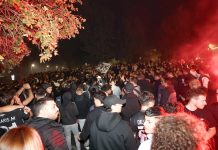 Οι έξαλλοι πανηγυρισμοί των φίλων του ΟΦΗ (pics)