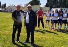 Τιμή και αναμνηστική πλακέτα από τα Φλαμίνγκο στον Παναιτωλικό στο ματς της Β’ Εθνικής γυναικών