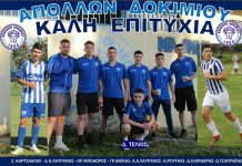 Απόλλων Δοκιμίου: Καλή επιτυχία στις Πανελλήνιες για τους ποδοσφαιριστές μας
