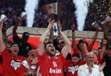 KAE Oλυμπιακός: «Μια ιστορική σεζόν έφθασε στο τέλος της»