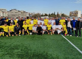 Αγώνα για φιλανθρωπικό σκοπό έδωσαν οι παλαίμαχοι της ΑΕΚ και του Πιερικού