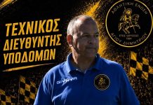 Α.Ε. Αγίου Δημητρίου: O Παναγιώτης Τούρκας νέος Τεχνικός Διευθυντής Υποδομών – Επανασύσταση της Β’ ομάδας