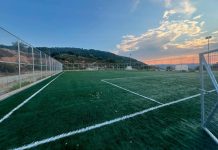 Αγιασμός και εγκαίνια στο νέο γήπεδο Αναλήψεως του Δήμου Θέρμου