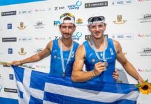 Ασημένιο μετάλλιο για τους Χιώτη-Αλεξίου στη δίκωπο στο Παγκόσμιο Εφήβων-Νεανίδων