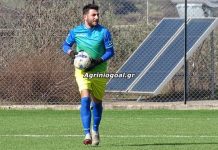 Ο Κώστας Ζώης φορά τα γάντια της ΑΕΚ Αγίου Κωνσταντίνου