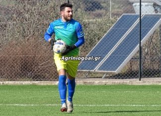 Ο Κώστας Ζώης φορά τα γάντια της ΑΕΚ Αγίου Κωνσταντίνου