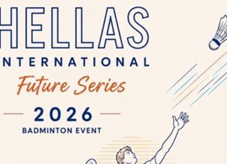 Live streaming: Διεθνές τουρνουά Μπάντμιντον “Hellas International 2026”